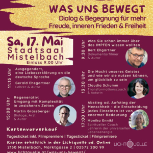 WAS UNS BEWEGT - Tagesticket/ Alle Impulsvorträge